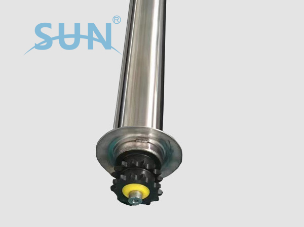 Double Sprocket Roller with Side Flanges