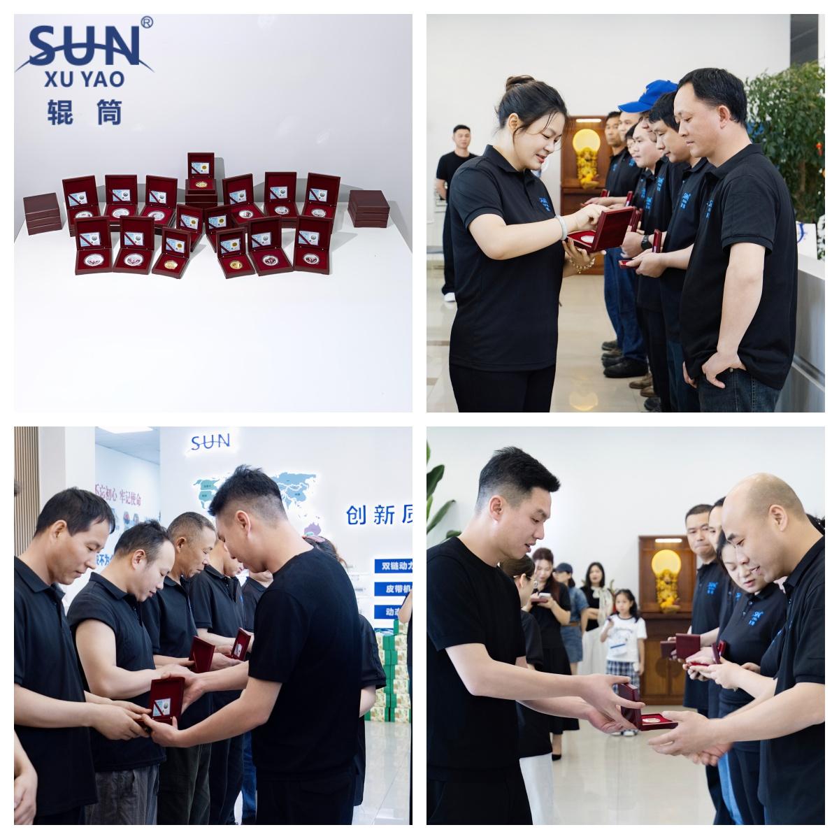 Xuyao Logistics Celebrates 15th Anniversary, Honors Valued Employees with Custom Commemorative Gold Coins